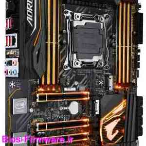 دانلود فایل آپدیت بایوس ، فریمور مادربرد گیگابایت Gigabyte X299 AORUS Ultra Gaming Pro rev.1.0 Bios firmware